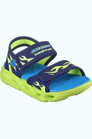 Skechers THERMO-SPLASH-HEAT TIDE Sandale, Sommerschuh, Klettschuh, Sandalette, mit cooler Blinkfunktion