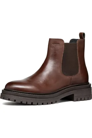 Geox D IRIDEA B Chelseaboots Chunky Boot, Plateau Stiefelette mit modischem Blockabsatz