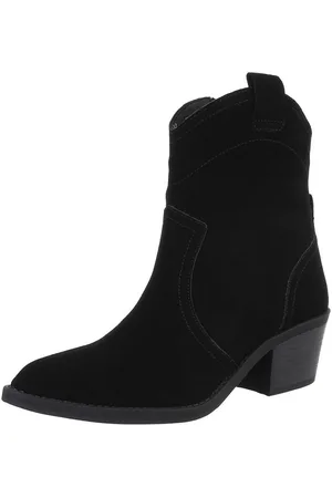 Ital-Design Damen Western Cowboyboots aus hochwertigem Wildleder Westernstiefelette (88489393) Blockabsatz Stiefeletten in - Verkäufer: