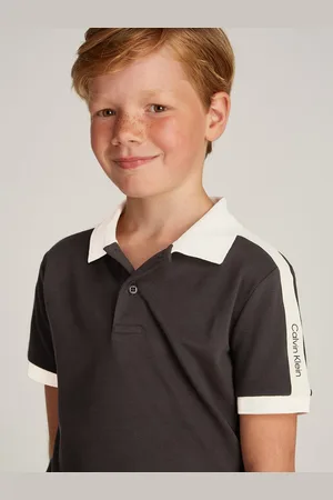 Calvin Klein Poloshirt SS POLO PIQUE WITH TAPE mit Logoschriftzug