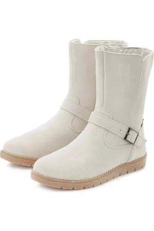 ELBSAND Winterstiefel Boots,Winterstiefelette,Leder, wind- & wasserabweisende Tex-Membran