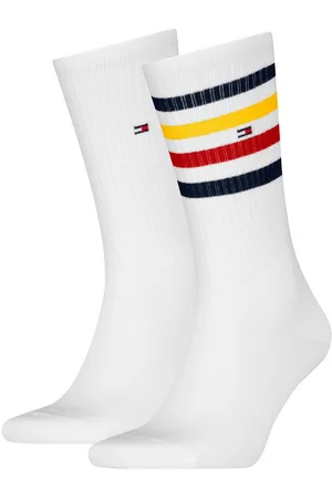 Tommy Hilfiger Socken TH MEN SPORT SOCK 2P STRIPE (2-Paar) mit farbenfrohen Streifendetails