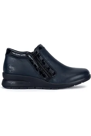 Rieker Halbschuhe Damen L4883-14 Dunkelblau Schnürschuh - Verkäufer: Modivo_de