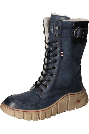 Mustang Winterboots, Schnürboots, Snowboots, Profilsohle mit Innenreißverschluss