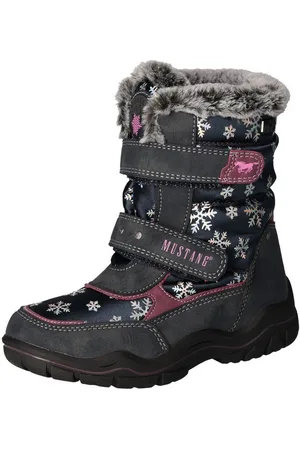 Mustang Winterstiefel, Winterstiefel, Klettstiefel in bequemer Weite