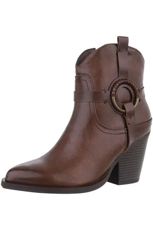 Ital-Design Damen Cowboyboots Western Westernstiefelette (88577599) Blockabsatz Stiefeletten in - Verkäufer: