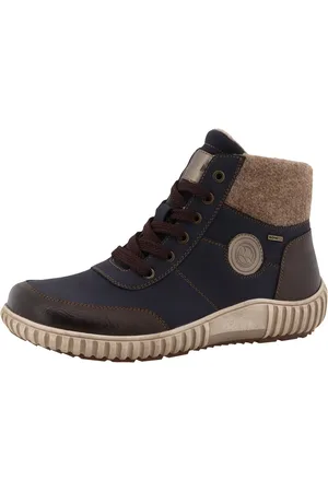 Romika Winterboots,Keilabsatz,Outdoorboots,Schnürboots mit modischem Filzkragen