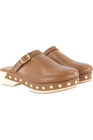 Ulla Popken Clogs Holzsohle Nieten Blockabsatz Pumps - Verkäufer: Popken Fashion Group