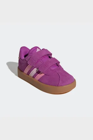 adidas VL COURT 3.0 Klettschuh für Kinder, inspiriert vom Design des adidas samba