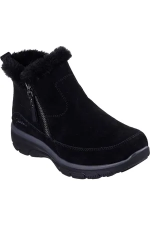 Skechers EASY GOING-COOL ZIP! Winterboots Winterschuh, Reißverschlussstiefel mit 3M Scotchgard-Imprägnierung