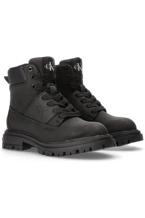 Calvin Klein Schnürboots, Worker Boots, Schnürstiefel, Winterboots mit Blockabsatz