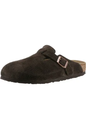 Birkenstock BOSTON LEVE Clog Flats, Slides, Hausschuh mit verstellbarer Schnalle, schmale Form