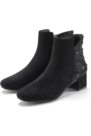 Lascana Stiefelette mit raffiniertem Detail und Blockabsatz, kurzer Stiefel VEGAN