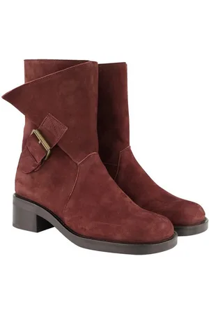 Ulla Popken Leder-Boots Veloursleder Zipper Wechselfußbett Stiefel - Verkäufer: Popken Fashion Group