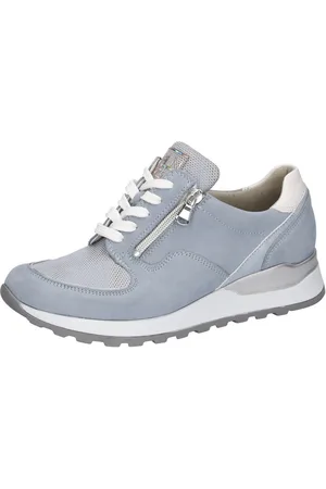 Waldläufer HIROKO Keilsneaker, Schnürschuh, Freizeitschuh, Halbschuh, Kontrastbesatz, Weite H