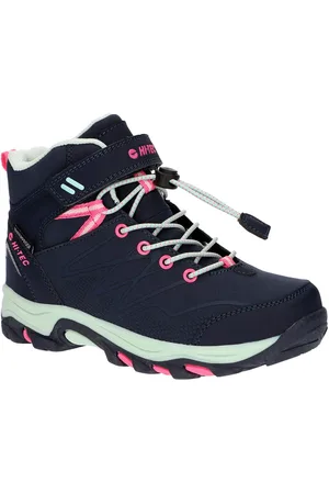 Hi-Tec Blackout Mid Wp Jrg Outdoorschuh Klett-/Schnürkombination, wasserdicht