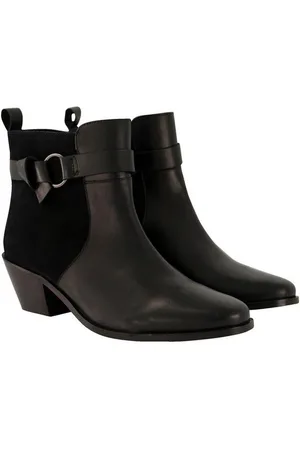 Ulla Popken Leder-Stiefeletten Ledermix Wechselfußbett Weite H Stiefel - Verkäufer: Popken Fashion Group