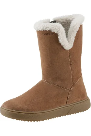 Geox J THELEVEN GIRL WPF Winterstiefel Snowboots, Schlupfstiefel mit Warmfutter