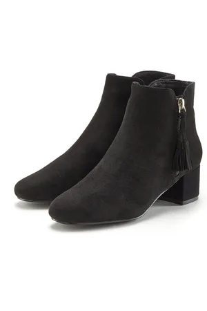 Lascana Stiefelette Stiefel, Boots mit bequemem Blockabsatz VEGAN