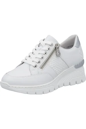 Rieker Keilsneaker, Halbschuh, Freizeitschuh, Schnürschuh, Sneaker mit Reißverschluss