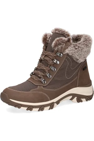 Caprice Winterboots, Keilabsatz, Schnürboots, Outdoorschuh in bequemer Weite