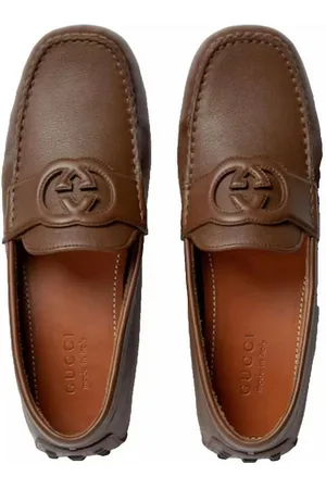 Gucci Mokassins Loafers Schuhe GG Interlocking G Driver Slippers Sneakers Mokassin Moccasins mit Interlocking G-Logo - Verkäufer: eldigo