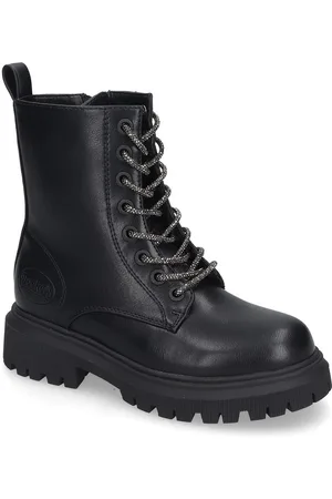 Dockers Schnürstiefel Biker Boots, Stiefel mit Reißverschluss