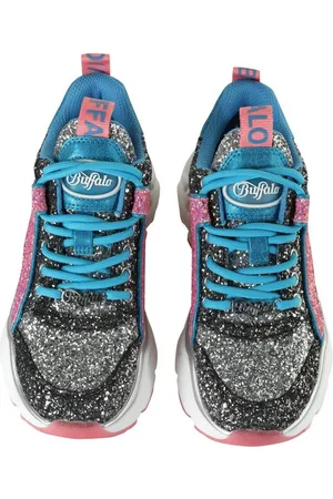 Buffalo Damen Binary Glam Vegan Glitter Trainingsschuh