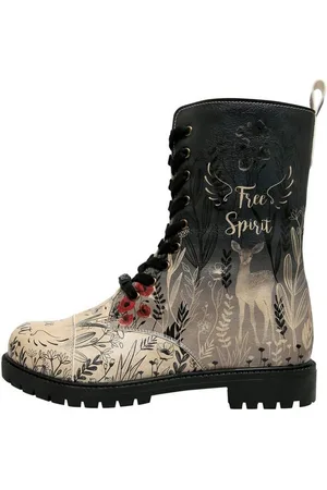 Dogo Damen Zipsy Damen Boots Vegan Damen Stiefel / Female Schnürboots Vegan