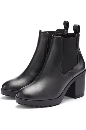 vivance collection Chelseaboots mit Blockabsatz & Stretch-Einsatz, High-Heel-Stiefelette, Ankle Boots