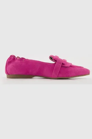 Ulla Popken Leder-Ballerinas Veloursleder elastische Ferse Ballerina - Verkäufer: Popken Fashion Group
