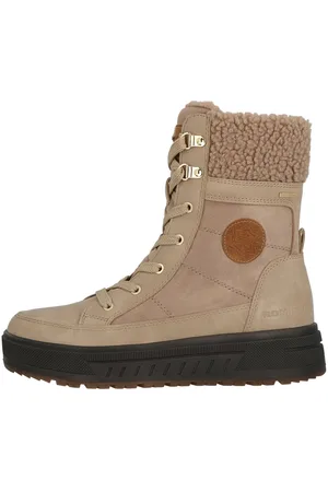 Romika Winterboots, Plateau, Winterstiefelette, Schnürboots mit Warmfutter-Kragen