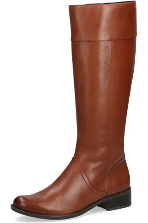 Caprice Stiefel, Blockabsatz, Langschaft-Stiefel in Reiteroptik