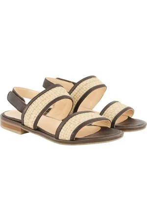 Ulla Popken Leder-Sandalen Flechtriemen Weite H Sandalette - Verkäufer: Popken Fashion Group