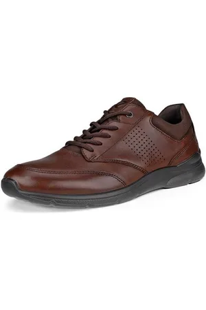 Ecco Irving Schnürschuh, Freizeitschuh, Halbschuh, Schnürschuh mit gepolstertem Schaftrand