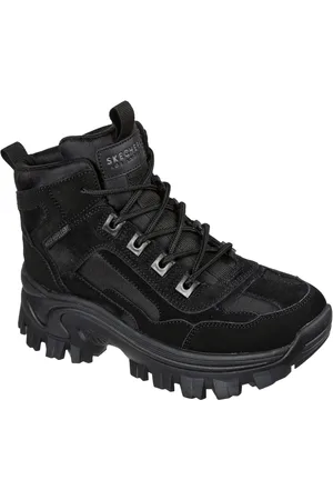 Skechers HI-RYZE-GAWKERS Schnürboots, Trekking Stiefel, Winterstiefel mit robuster Profillaufsohle