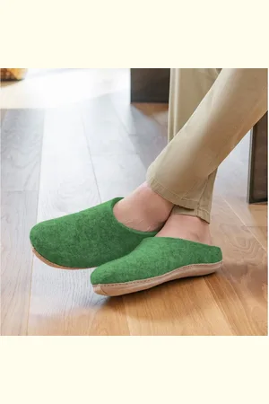 naturling Herren Filz Pantoffel Hausschuh (mit echter) Ledersohle - Verkäufer: C2M COMMERCE