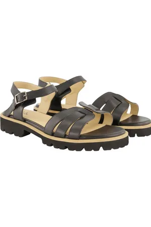Ulla Popken Leder-Sandaletten Dreifach-Riemen Weite H Sandalette - Verkäufer: Popken Fashion Group
