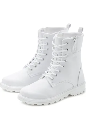 Lascana Schnürstiefelette zum Schnüren, modische Optik im Combat Look, Reißverschluss-Boots