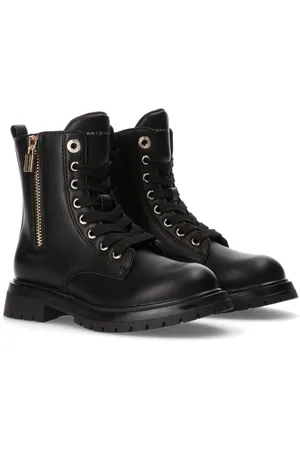 Tommy Hilfiger Schnürboots, Chunky Boots, Plateaustiefel, Schnürboots mit Blockabsatz