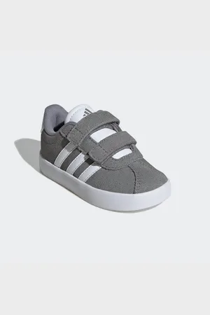 adidas VL COURT 3.0 Klettschuh für Kinder, inspiriert vom Design des adidas samba