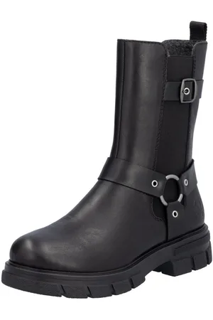 Rieker Chelseaboots, Bikerboots, Schlupfstiefelette mit Innenreißverschluss