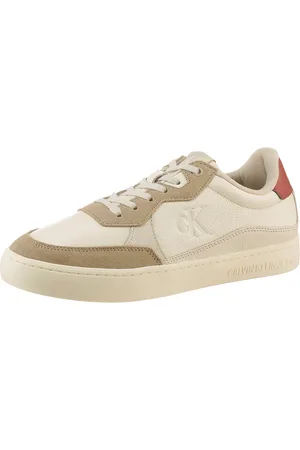 Calvin Klein CLASSIC CUPSOLE MG WMM Plateausneaker, Freizeitschuh, Halbschuh, Schnürschuh mit seitlichem CK-Logo
