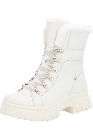 Rieker Winterboots, Schnürboots, Plateaustiefelette, Profilsohle, Innenreißverschluss