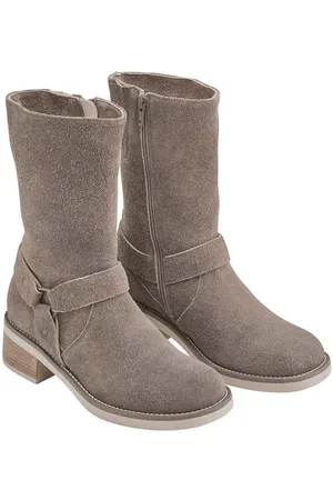 hessnatur Aus chromfrei gegerbtem Velours-Leder Stiefelette - Verkäufer: