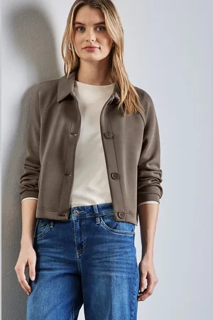Street one Sweatjacke im Silk-Look