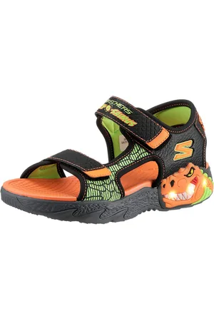 Skechers CREATURE-SPLASH Sandale, Sommerschuh, Klettschuh, Sandalette, mit Blinkfunktion