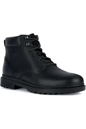 Geox U ANDALO A Schnürboots Worker Boots, Schnürstiefel mit Spezial Membrane