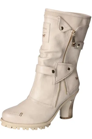 Mustang Winterstiefel, Absatzstiefel, Reißverschluss, mit trendigen Details