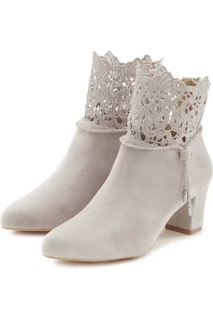 Lascana Stiefelette mit elegantem Spitzenbesatz, Stiefel, Boots